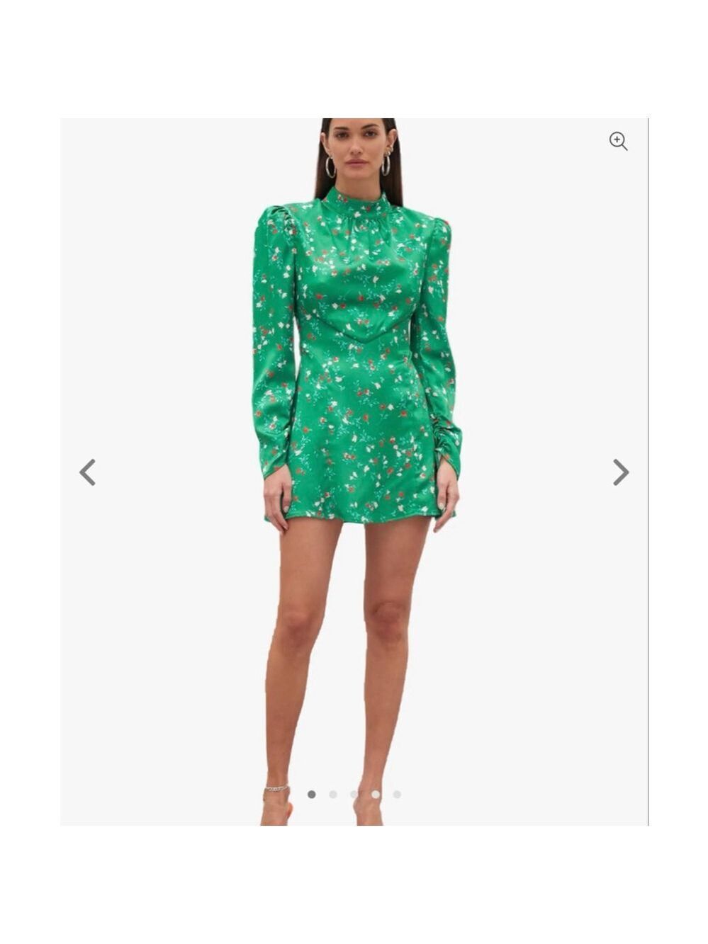 Women's ATOIR Green Floral Blossom Mini Dress